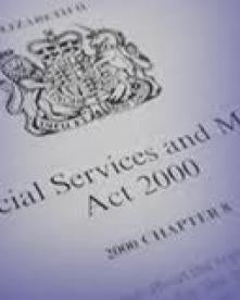 Financial Services and Market Act 2000 UK