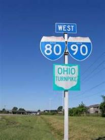 Ohio Turnpike sign