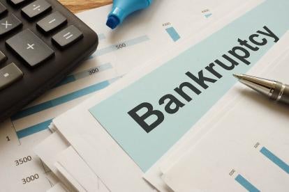 business bankruptcy filings and Chapter 11 bankruptcy filings 