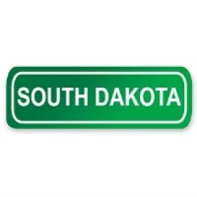 street sign, south dakota