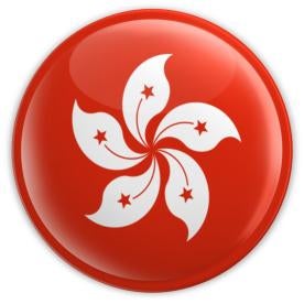 hong kong flag button