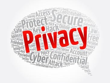 Compliance with privacy requirements