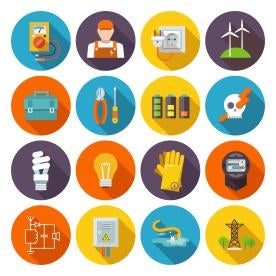 energy icons, FERC, NERC, grid reliability