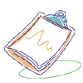 Paper with Heartbeat on Clipboard