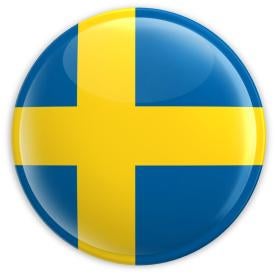 swedish flag button, KEMI