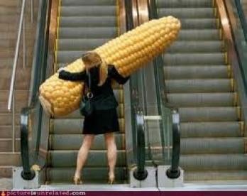 woman carrying corn, NCGA, 