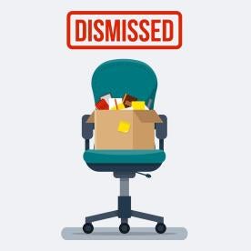 dismissed chair, discrimination, strike, 