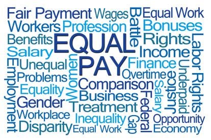 equal pay graphic, oregon