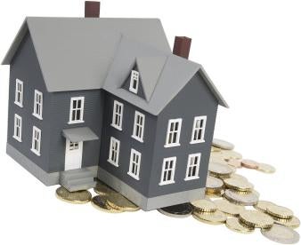 house on coins, real estate, receivership