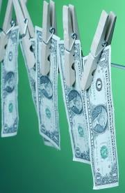 money on clothesline, dominican republic, money laundering