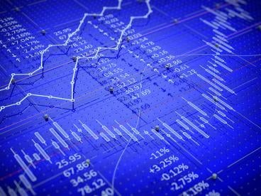 stocks, blue, chart, information