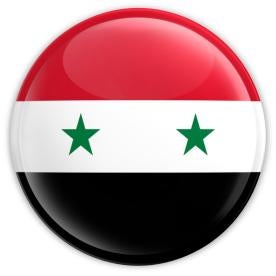 syria flag button, european union, sanctions