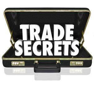 trade secret briefcase holding intellectual property secrets