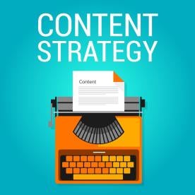 Content strategy typewriter