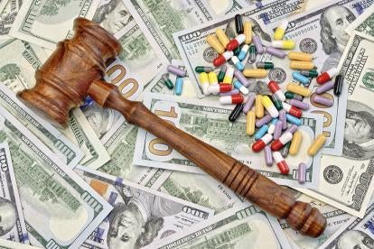 gavel, money, pills, federal circuit, patent infringement