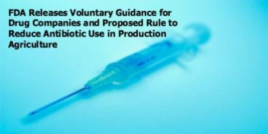 FDA) Releases Voluntary Guidance for Drug Companies and Proposed Rule to Reduce 