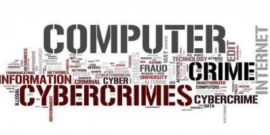 Computer cybercrime graphic