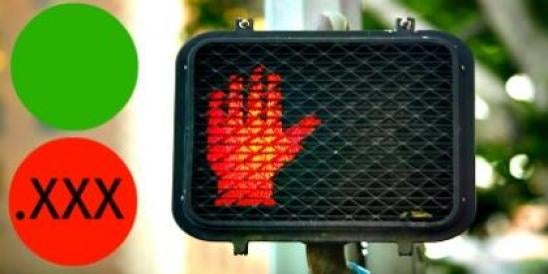 Red light Green Light Stop Hand Signal
