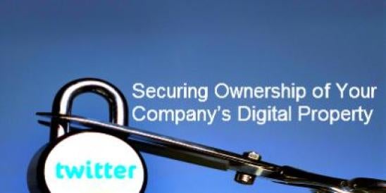 Lock with Scissors Securing Ownership of Your Companys Digital Property