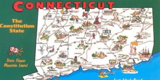 Connecticut post card