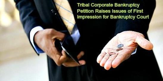 Tribal Corporate Bankruptcy Petition Raises Issues of First Impression for Bankr