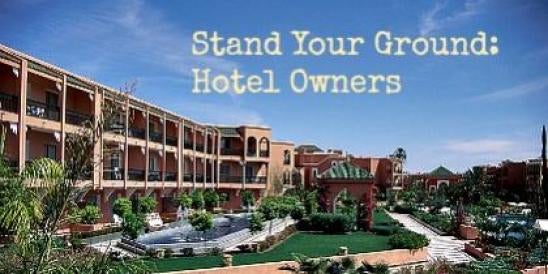 Stand your ground law for hotel owners 