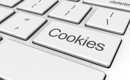 belgian cookie on the keyboard