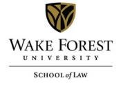 Wake Forest University School of Law 