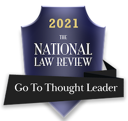 2021 National Law Review Go To Thought Leader Award
