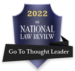 2022 National Law Review Go To Thought Leader Award