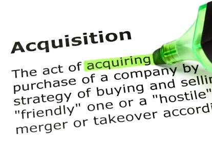 accounts receivable and working capital in acquisitions